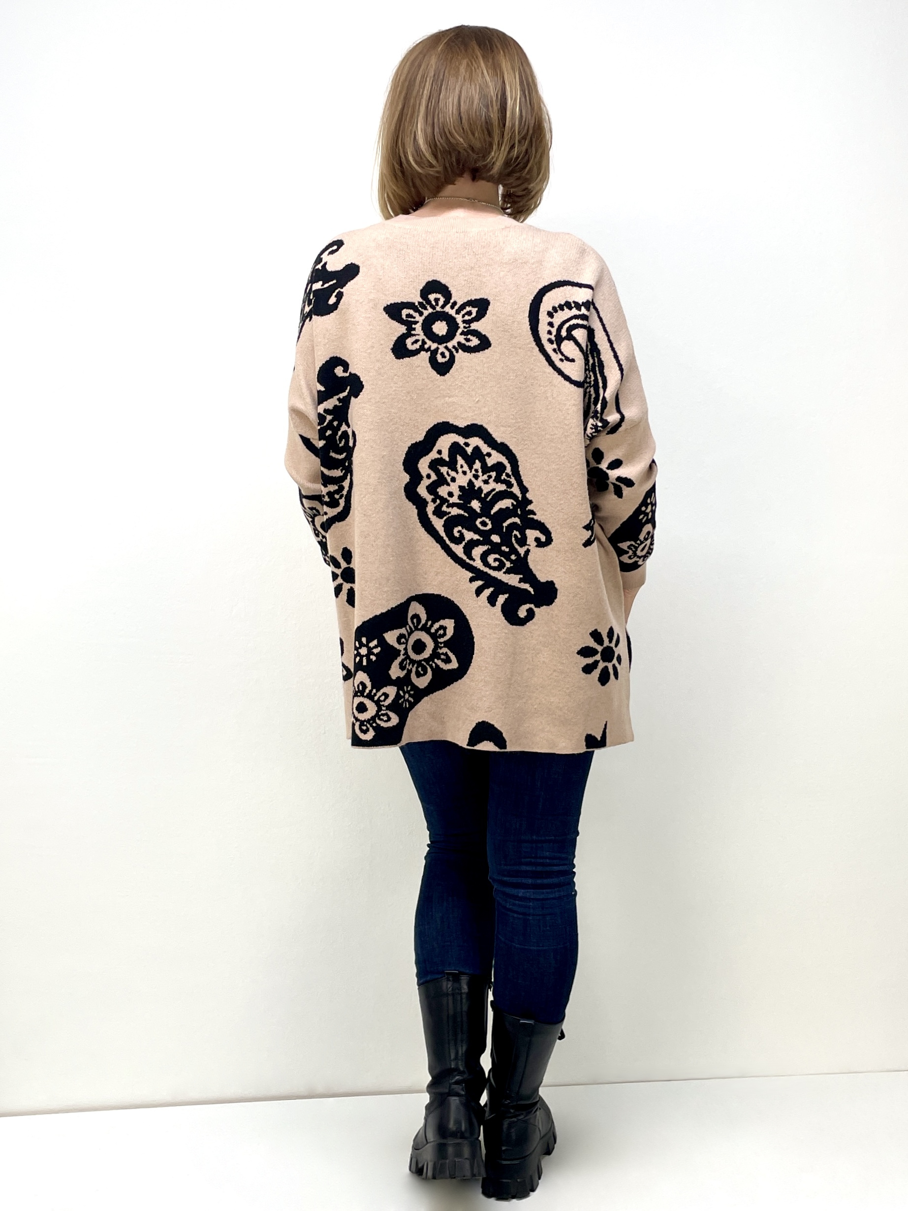 Pullover mit Paisley Muster