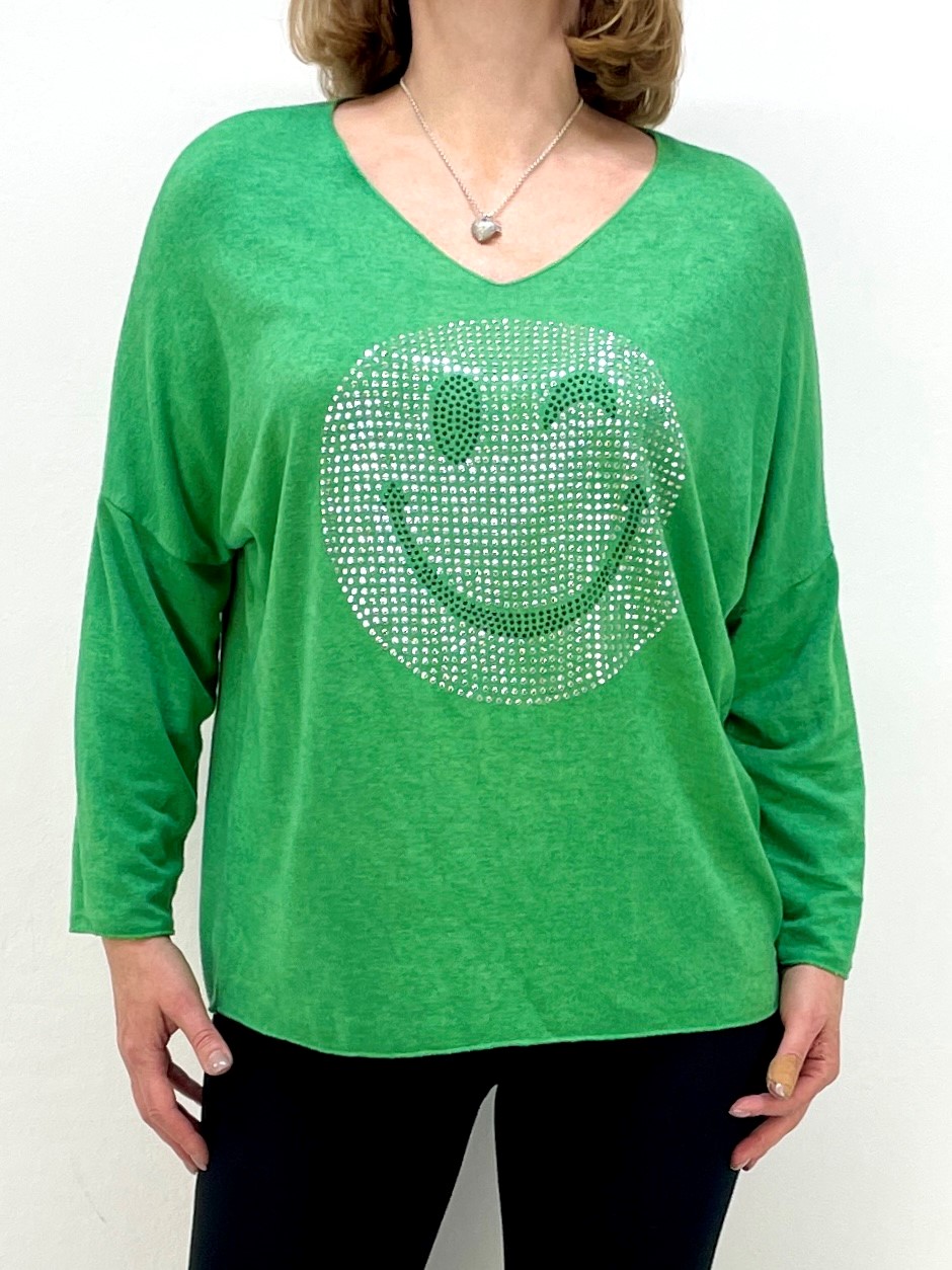 Pullover mit Smiley