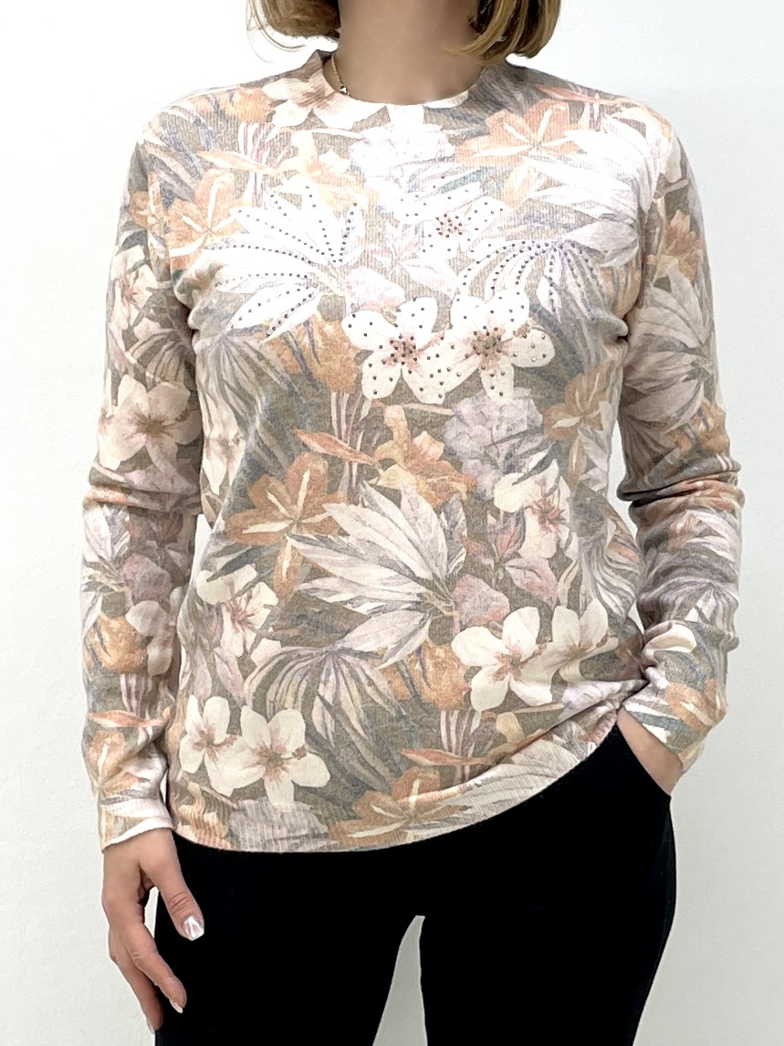Pullover mit Blumenprint
