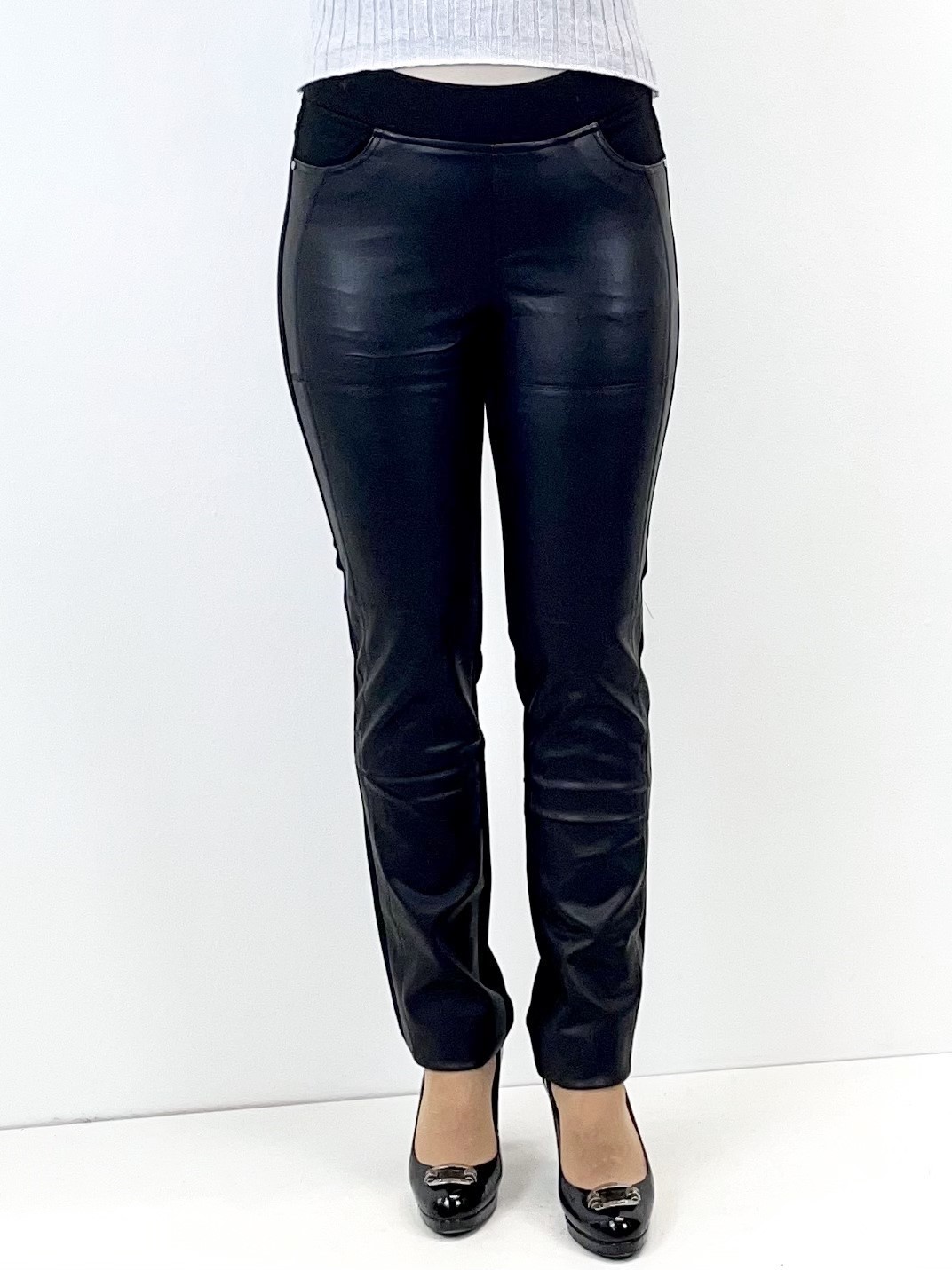  Leggings in Leder-Look